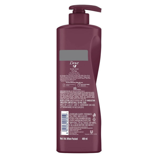 Dove Body Love Pro Age Body Lotion for Mature Skin Main Image