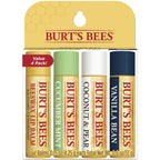 Burt's Bees Natural Moisturizing Lip Balms (Beeswax, Cucumber Mint, Coconut & Pear, Vanilla Bean)
