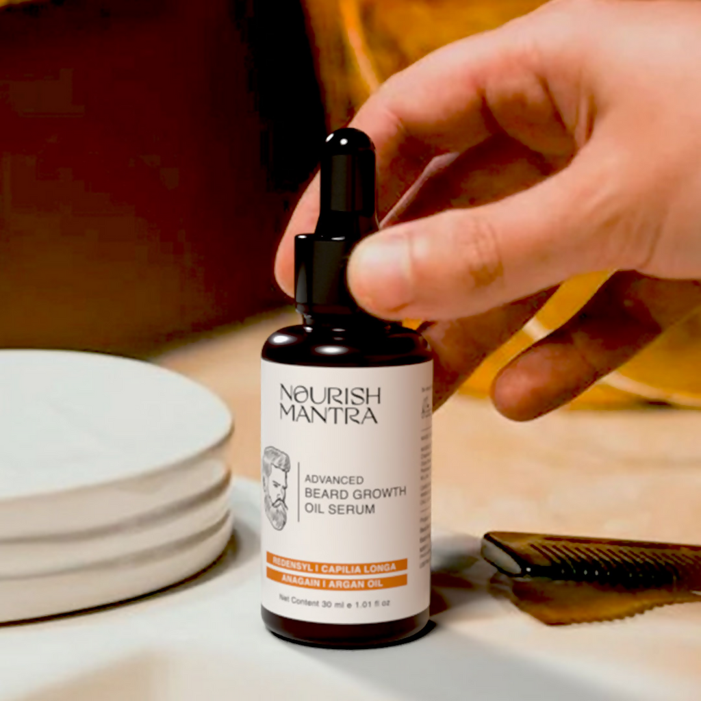 Nourish Mantra Advanced Beard Growth Oil Serum with Redensyl