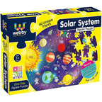 Webby Amazing Outer Space Solar System 60 Pieces Jigsaw Floor Puzzle