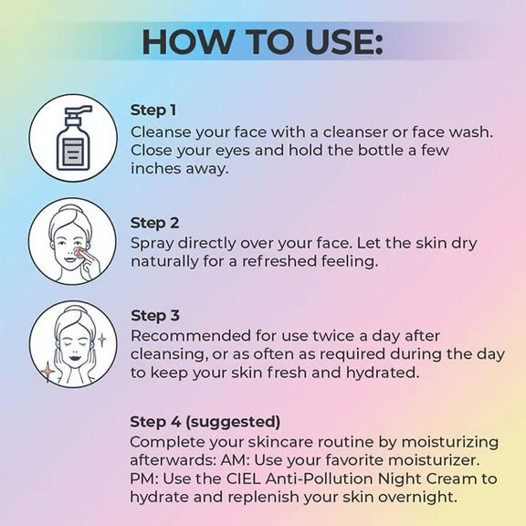 Ciel Daily Detox Moringa Facial Toner