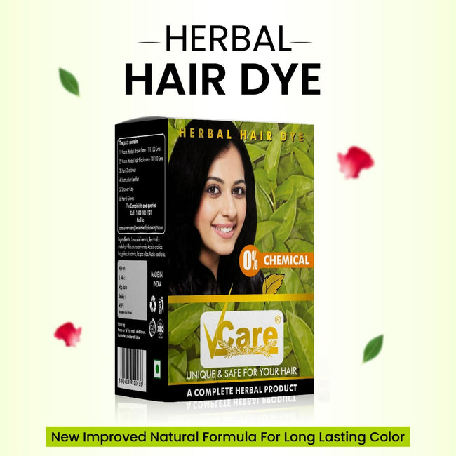 VCare Natural Herbal Hair Dye Powder Main Image