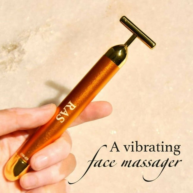 Ras Luxury Oils 24K Gold Vibrating Face Massager Main Image