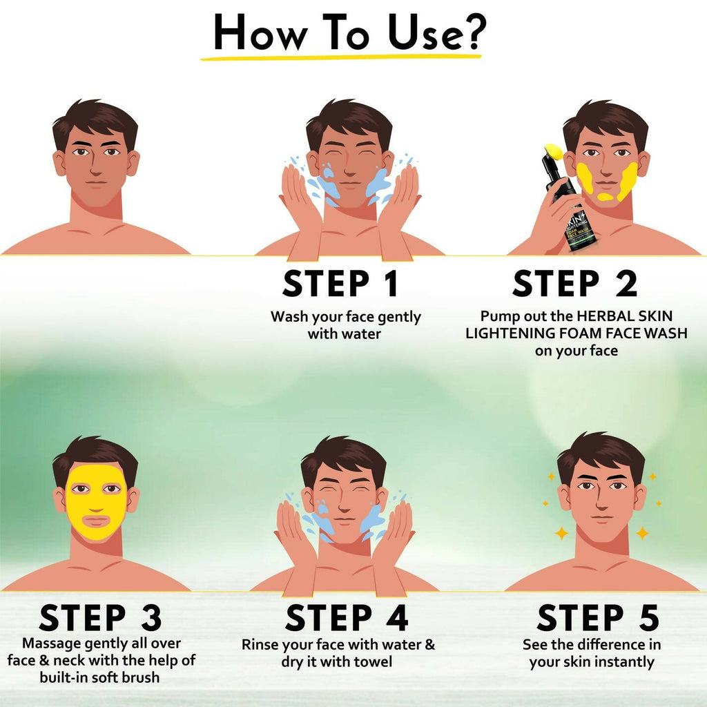 Muuchstac Herbal Skin Lightening Foam Face Wash