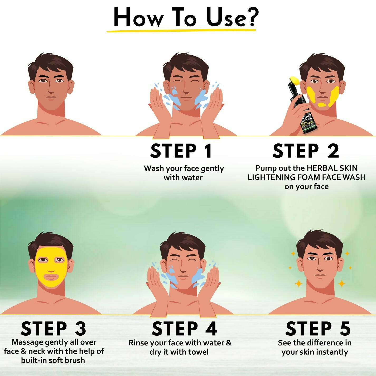 Muuchstac Herbal Skin Lightening Foam Face Wash