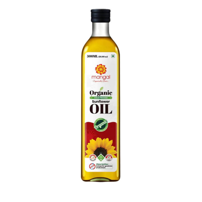 Mangal Organics Cold Pressed Sunflower Oil Hover Image