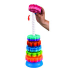 Sardar Ji Ki Dukan Spinning Tower Toy For Kids | Set Of 6 Multi Color Rings Toy For Toddlers To Improve The Dedication And Imagination (Multi Color)