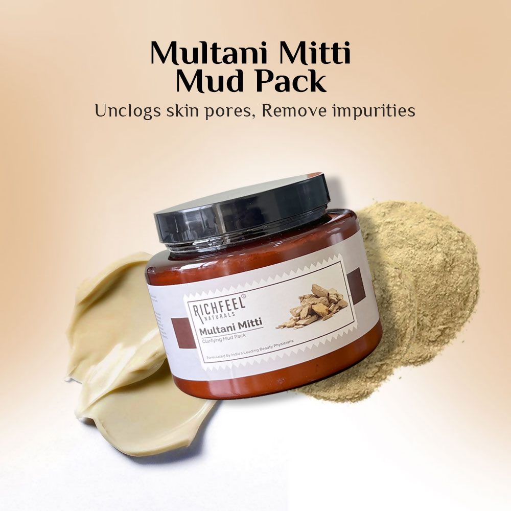 Richfeel Multani Mitti Powder (Fuller's Earth) For Soft