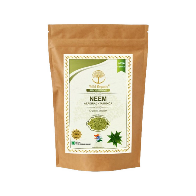 Wild Organic Neem Leaf Powder For Face And Hair Pack Hover Image