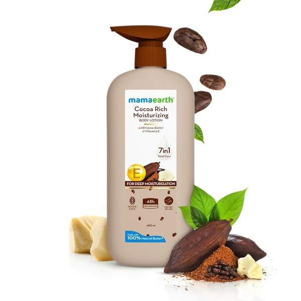 Mamaearth Cocoa Rich Moisturizing Body Lotion with Cocoa Butter & Vitamin E Hover Image