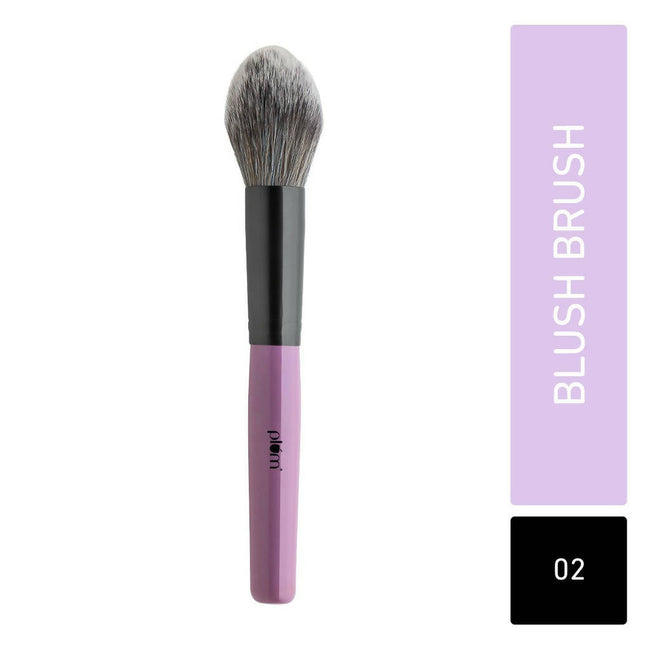 Plum Soft Blend Blush Brush Easy Pick-up 02 Main Image
