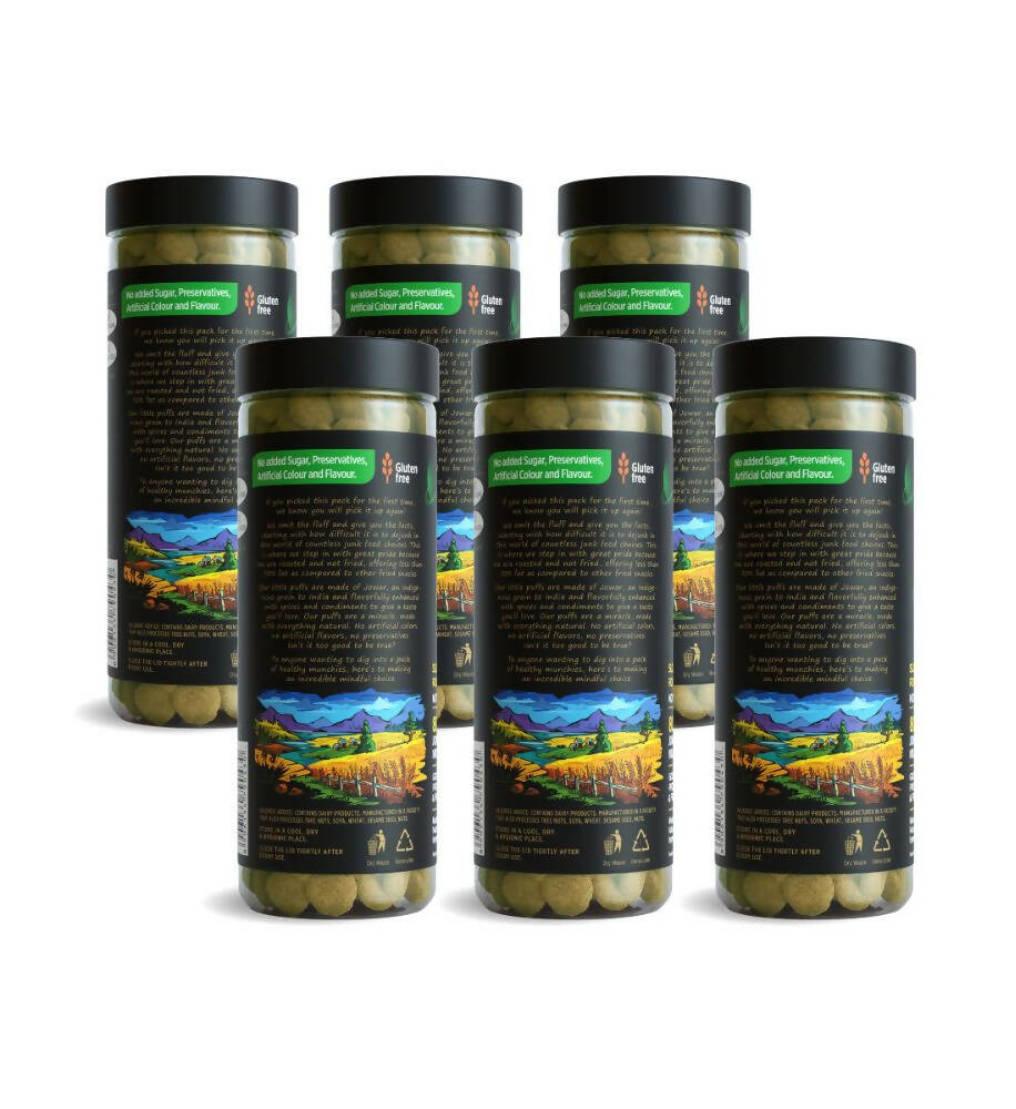 Eatopia Superfoods Jowar Puffs - Cream & Onion