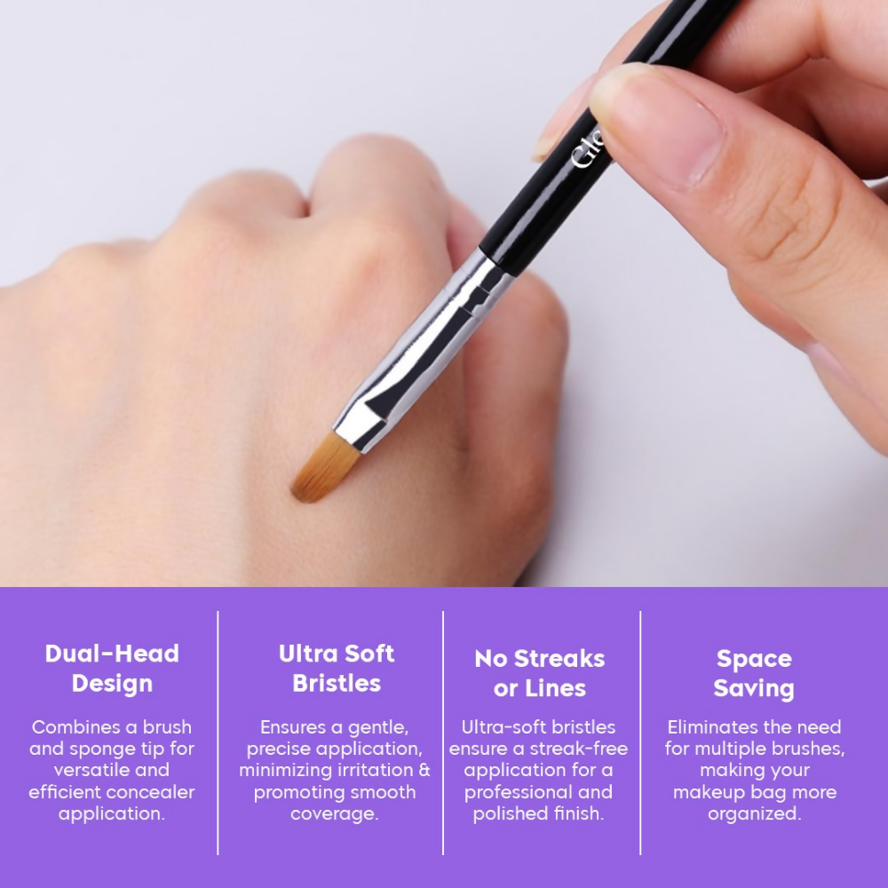 Gleva Concealer Brush Under Eye Mini Dual