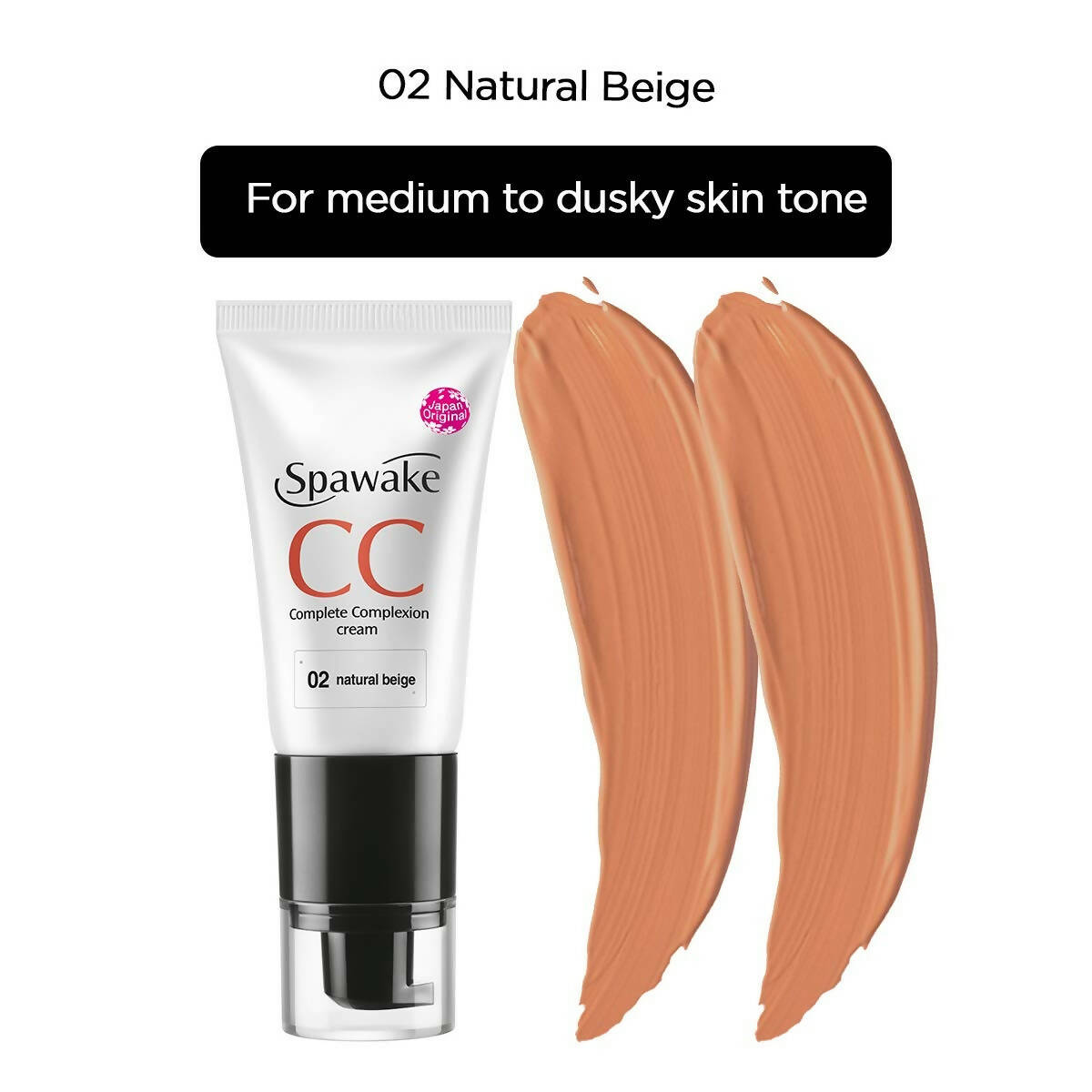 Spawake CC Cream 02 Natural Beige with SPF 32/PA++