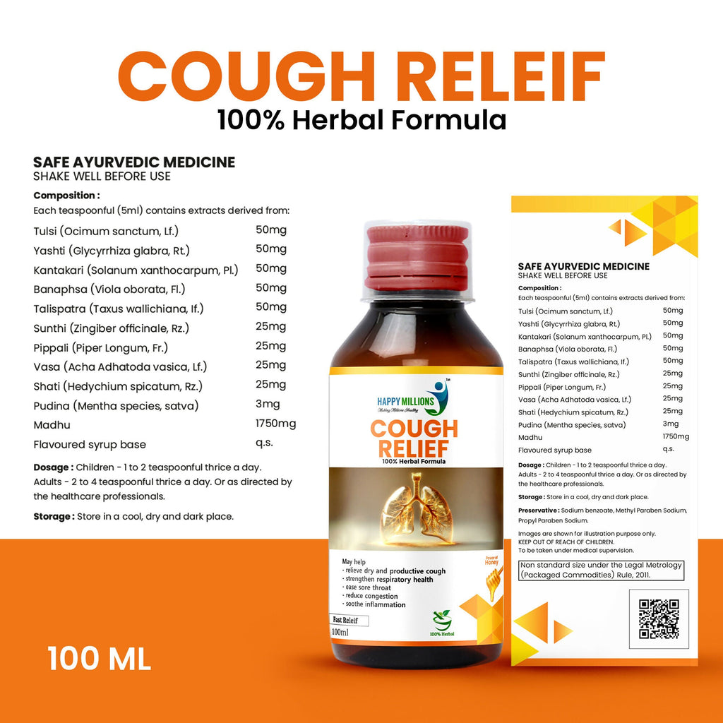 HappyMillions Cough Relief Syrup