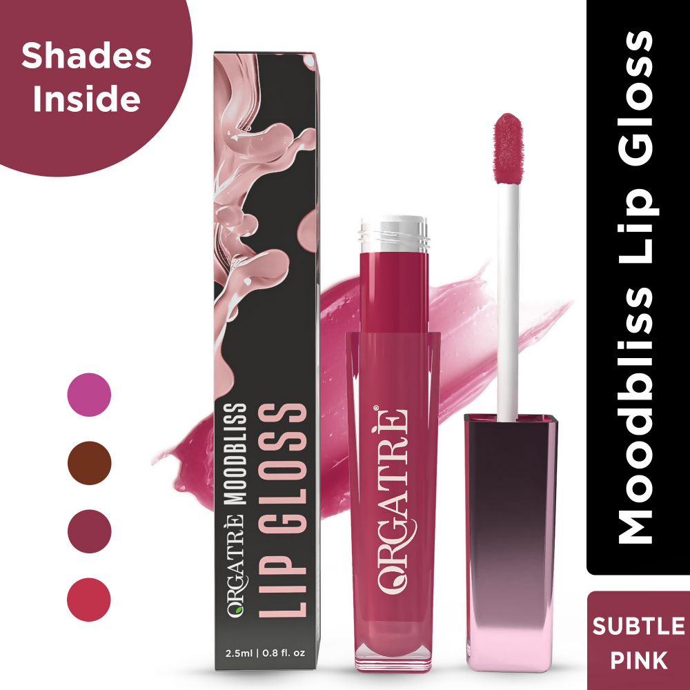 Orgatre MoodBliss Lip Gloss - Subtle Pink