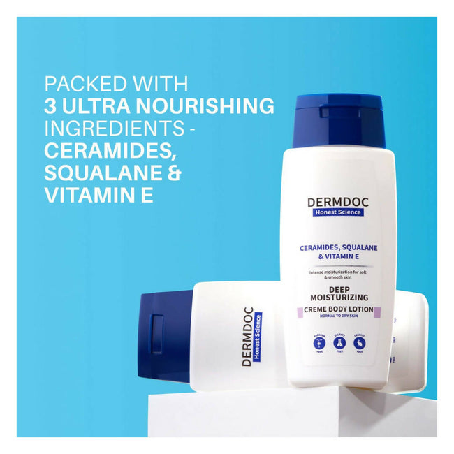 Dermdoc Ceramides & Vitamin E Deep Moisturising Creme Body Lotion Main Image