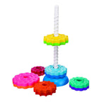 Sardar Ji Ki Dukan Spinning Tower Toy For Kids | Set Of 6 Multi Color Rings Toy For Toddlers To Improve The Dedication And Imagination (Multi Color)