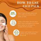 Khadi Natural Rose & Papaya Face Scrub + Sandal & Rose Face Pack