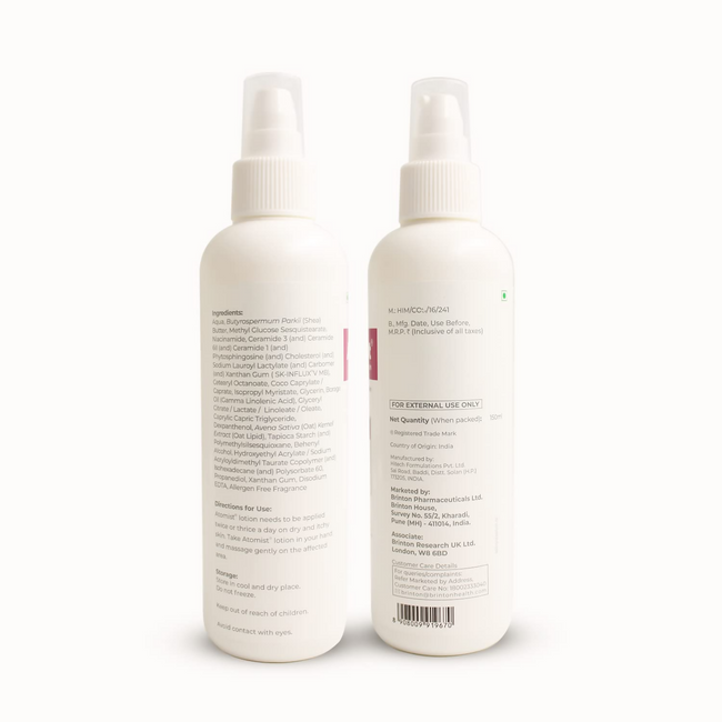 Brinton Atomist Lotion For Dry and Itchy Skin, Skin Friendly With Ceramides & Oats Main Image