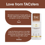 TAC - The Ayurveda Co. Kansa Wand Dual Purpose Massager Tool for Face & Body