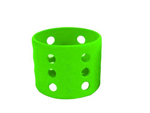 Safe-O-Kid Silicone Baby Feeding Bottle Cover Cum Sleeve for Insulated Protection Small 60mL- Green Hover Image