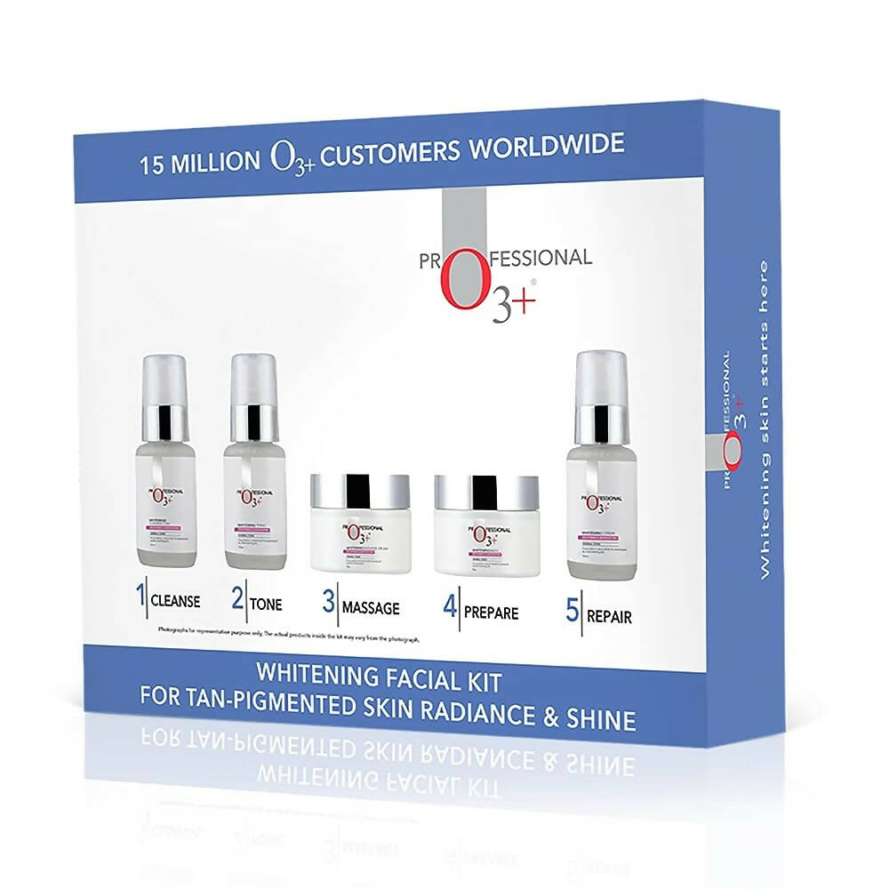Professional O3+ Whitening Facial Kit for Tan-Pigmented Skin