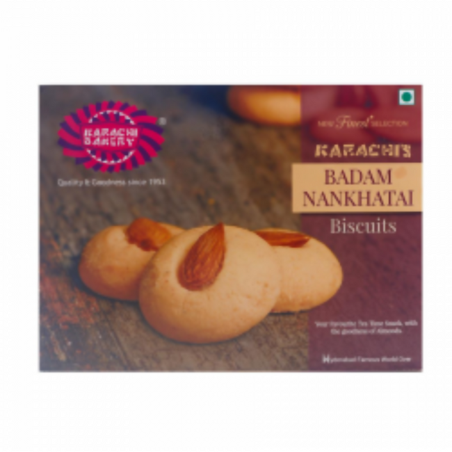 Karachi Bakery Badam Nankatai Biscuits Hover Image