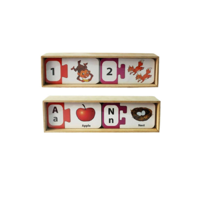Matoyi Educational Puzzles Kit (Alphabets & Numbers) Hover Image