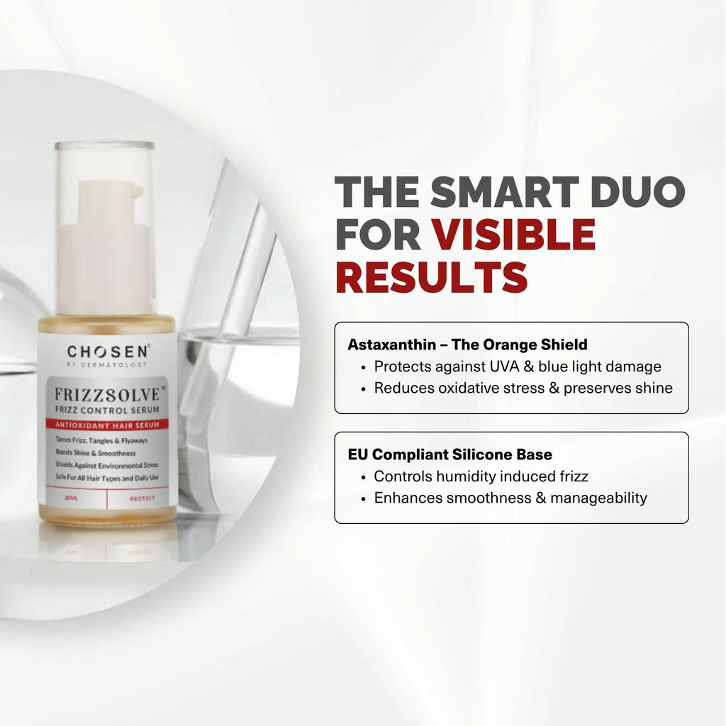 Chosen FrizzsolveFrizz Control Serum – Advanced Anti-Frizz Hair Serum With Astaxanthin