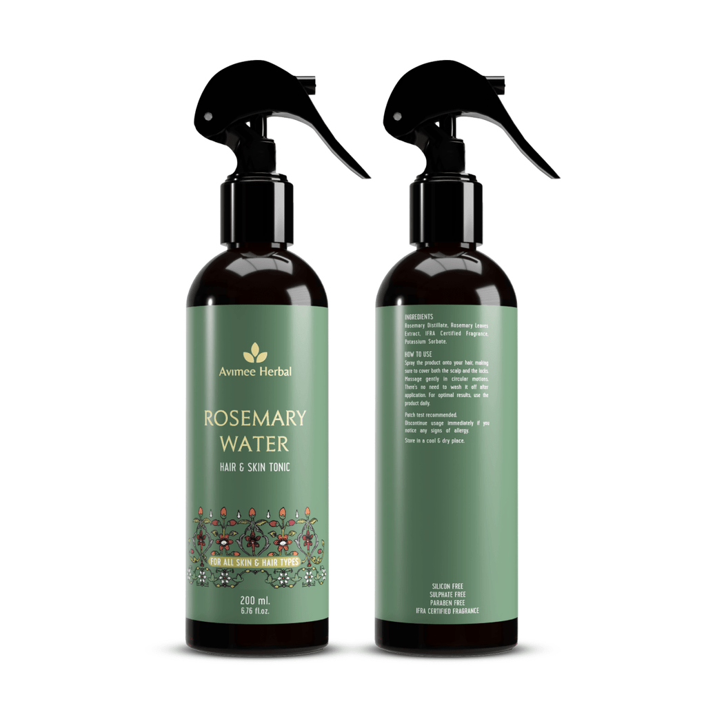 Avimee Herbal Rosemary Water For Hair And Skin For Hair Growth, Hair Fall Control and Scalp Health