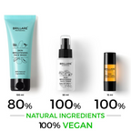 Brillare Skin Brightening Natural Face Wash Toner and Face Serum Combo