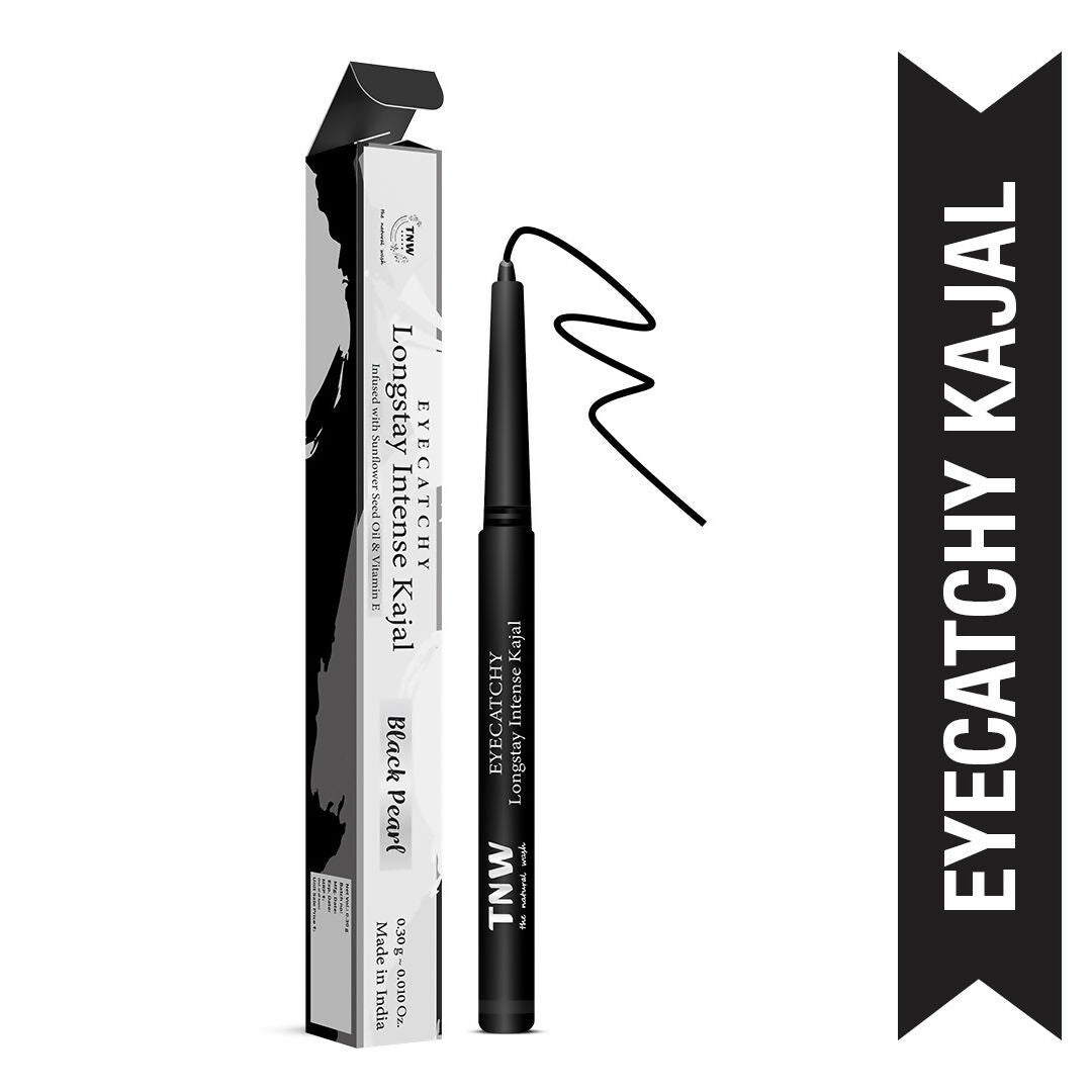 The Natural Wash Eyecatchy Longstay Intense Kajal - Black Pearl