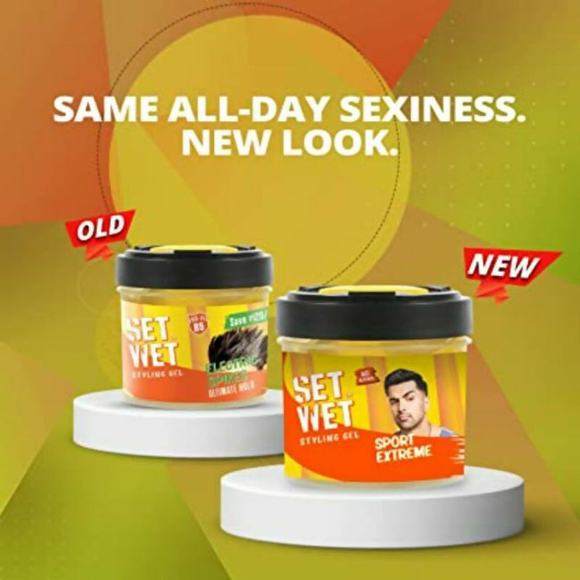 Set Wet Hair Gel for Men Ultimate Hold Electric Spikes Main Image