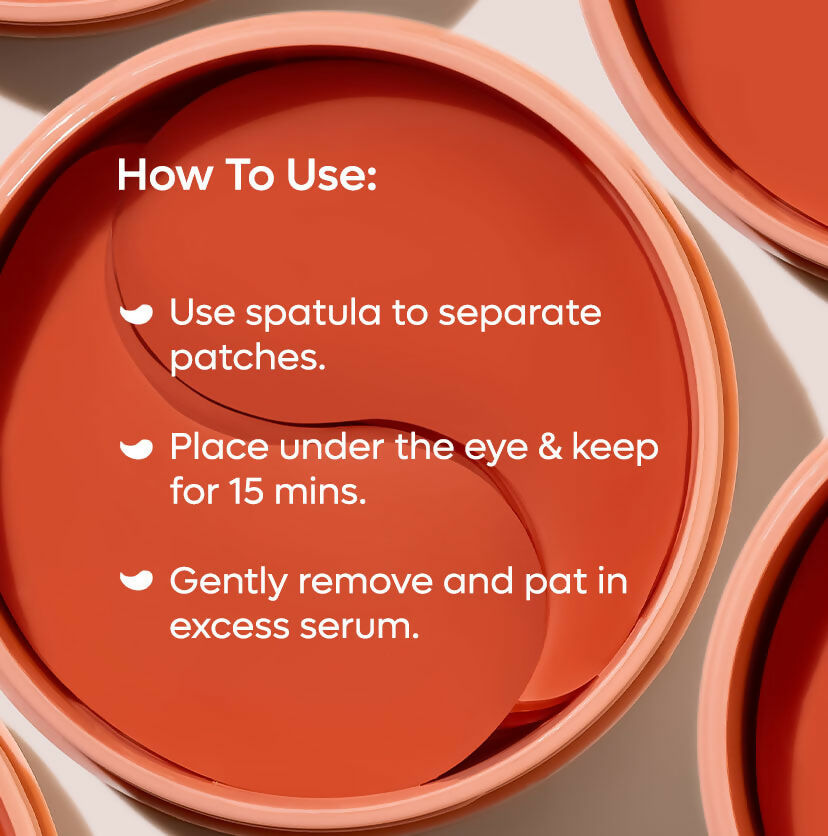 mCaffeine 4% Niacinamide Hydrogel Under Eye Patches with Kombucha Tea - Pigmentation & Brightening