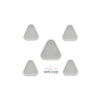 Safe-O-Kid Socket Guards For Baby Safety, White For Kids Protection