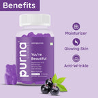 Purna Sampurna You're Beautiful Hyaluronic Acid Gummies - Black Currant