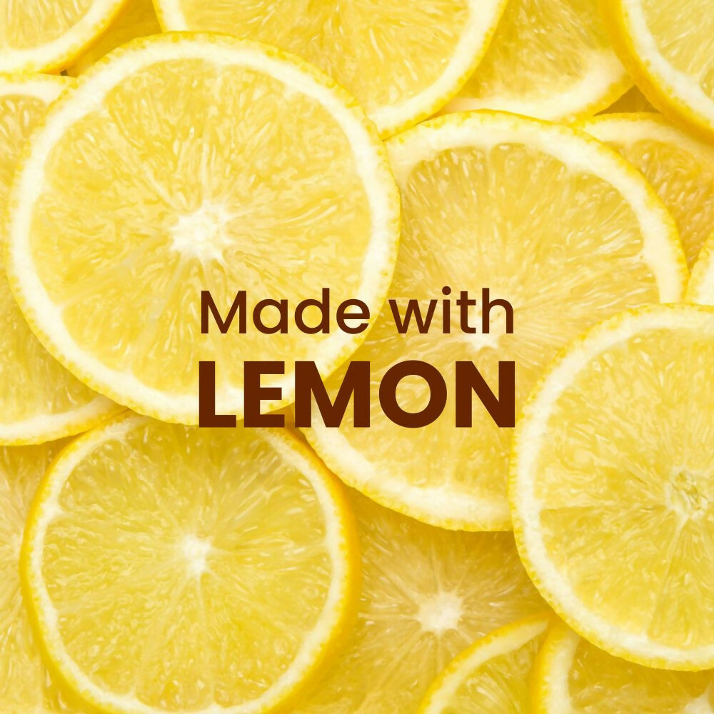 Wild Oak Candid Lemon Shea Butter Sugar Scrub with Niacinamide, Vegan Collagen & Peptides For Tan Removal & Smooth Skin