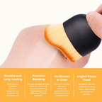 Gleva Foundation Makeup Brush, Flat Kabuki Travel Foundation Brush