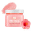 Wild Oak Pink Hibiscus Shea Butter Sugar Scrub with Ascorbic Acid, Vegan Collagen & Peptides For Tan Removal & Smooth Skin