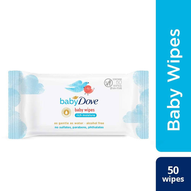 Baby Dove Rich Moisture Baby Wipes Main Image