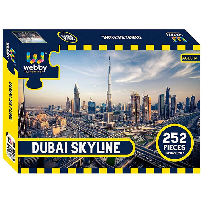 Webby Dubai Skyline Jigsaw Puzzle- 252 Pcs Hover Image