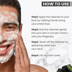 Globus Naturals Anti Pollution & Anti Acne Charcoal Face Wash For Men