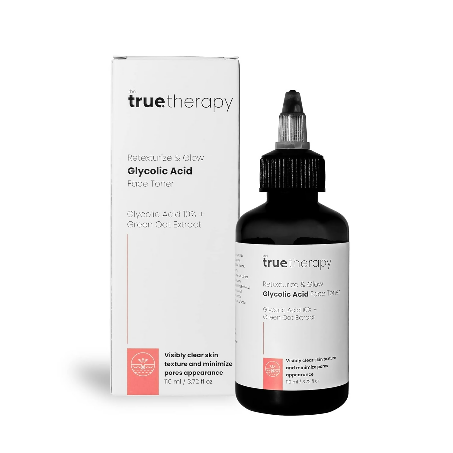 The True Therapy Retexturize 10% Glycolic Acid Toner Face Toner