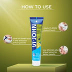 VI-JOHN Dermatologically Tested Vitamin-E enriched Anti Bacterial Lime & Lemon Shaving Cream