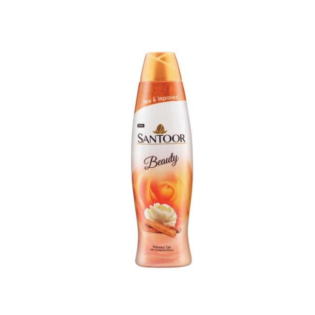 Santoor Beauty Perfumed Talc With Sandalwood Extracts Hover Image