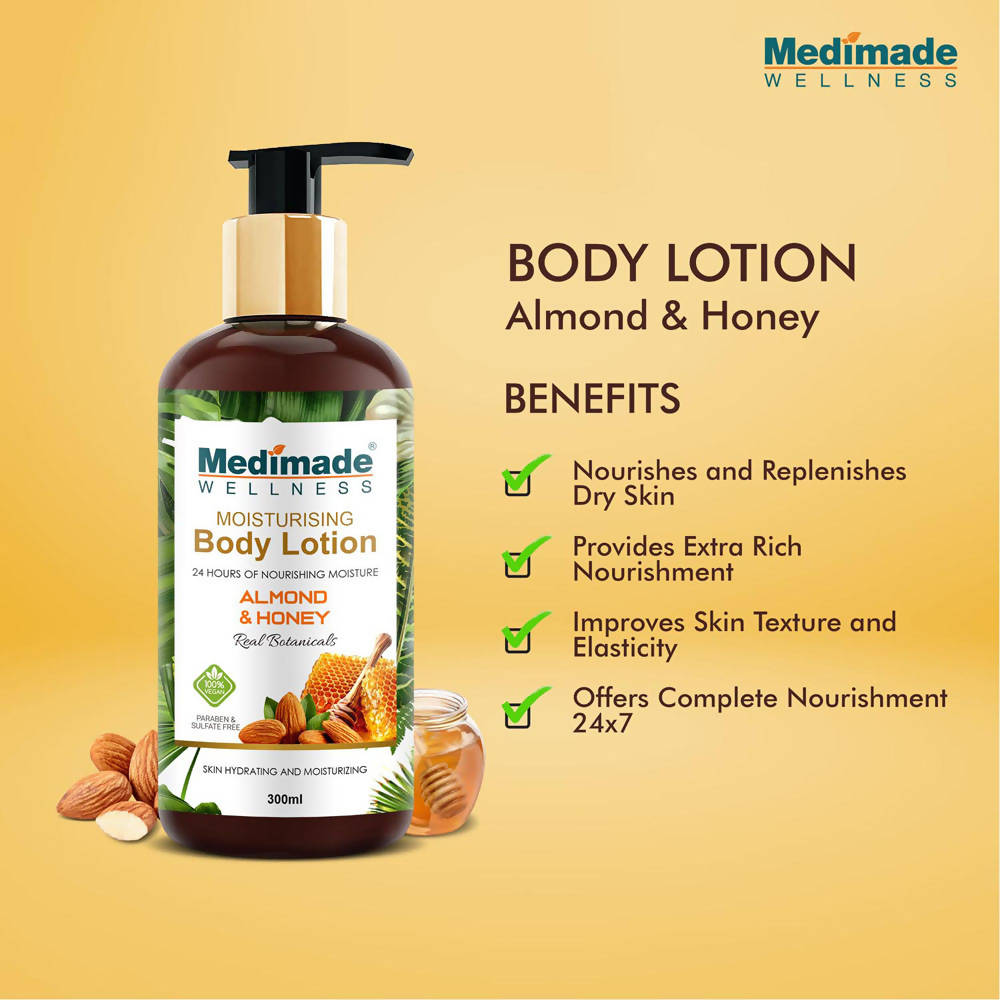 Medimade Wellness Almond and Honey Moisturising Body Lotion