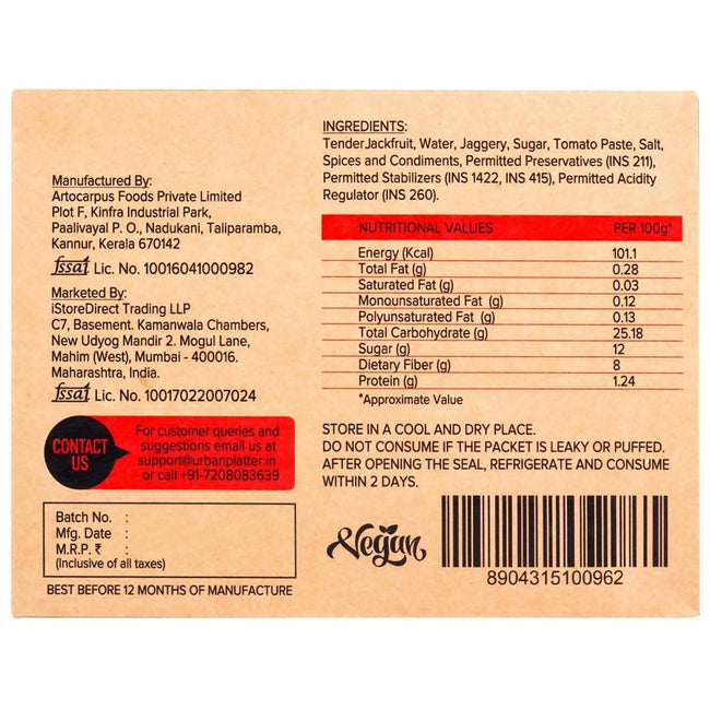 Urban Platter Vegan Jackfruit Meat Barbecue Main Image