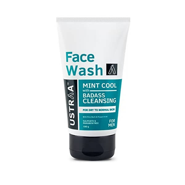 Ustraa Mint Cool With Badass Cleansing Face Wash For Men Hover Image