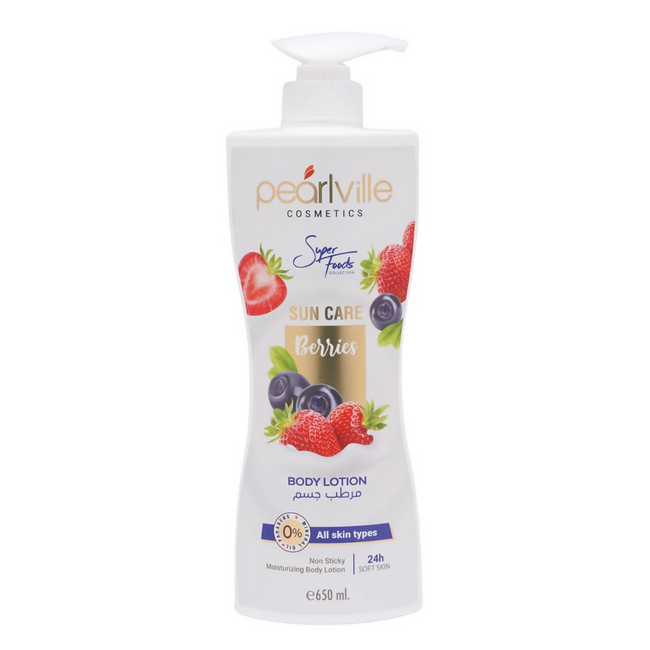 Pearlville Suncare Berries Body lotion Hover Image